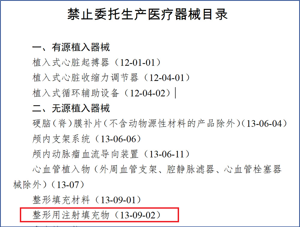 禁止委托生产医疗器械目录 禁止委托生产医疗器械目录